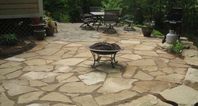 Flagstone Patio Construction